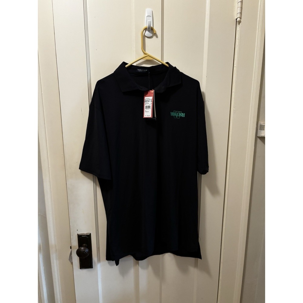 Southern Marsh Performance Polo Mens XXL Black Shirt NWT Logo